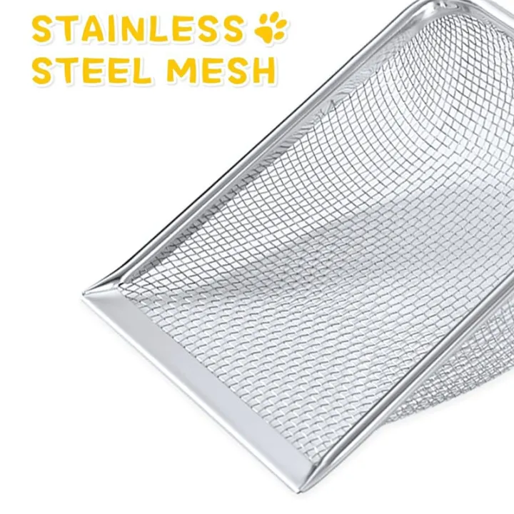 Cat%20Litter%20Scoop,%20Litter%20Cleaner%20Corner%20Shovel,Stainless%20Steel%20Mesh%20Litter%20Shovel,Easy%20to%20Clean%20Sand%20Waste%20Reusable%20B%20-%20Image%207