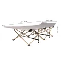 Sleeping Cots Bed Folding Guest Bed Portable Stable Support Versatile Comfortable Breathable Fabric for Office. 