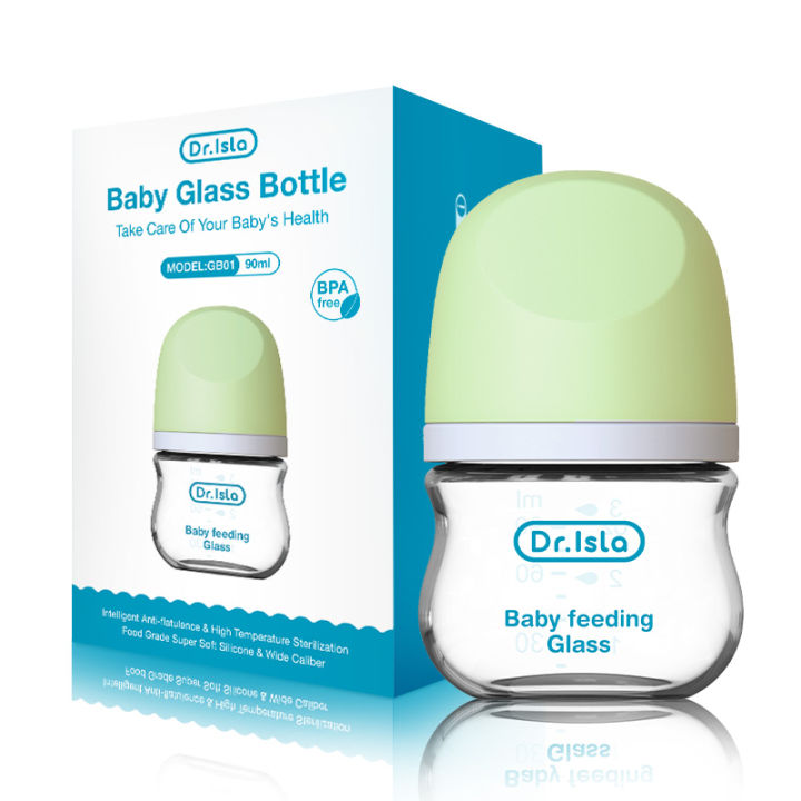 Korix%20Dr.isla%20Newborn%20Feeding%20Glass%20Bottles%2090ML/160ML%20Baby%20Bottle%20Glass%20Bottles%20Anti-flatulence%20Milk%20Feeding%20Bottles%20Infant%20BPA%20free%20-%20Image%202