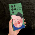 Cover silicone case matte soft cute couple girl lus fun e s25p s24 f4 s23 tra s2 for samsung galaxy S25 ulS22 S21 Ultra Plus. 