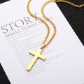 Cross Pendant Necklace Stainless Steel. 