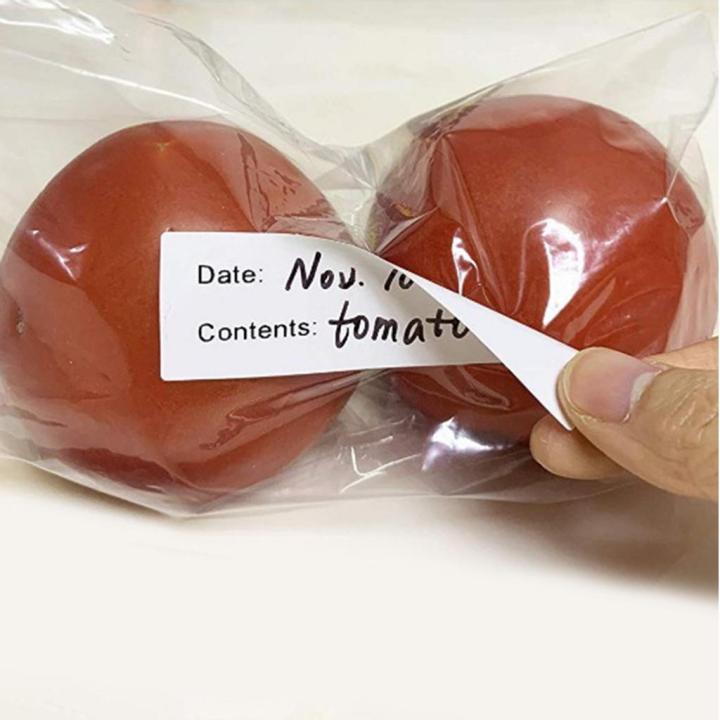 1%20Roll%20Of%20125%20Pcs%20Self-Adhesive%20Removable%20Freezer%20Refrigerator%20Food%20Storage%20Paper%20Sticker%20Labels%20White%2025X75Mm%20-%20Image%206