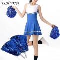 Durable Pe Material Pom Poms Colorful Metallic Cheerleading Pom Poms for Women Girls Spirited Sports Dance Props Metallic Foil Cheerleading Pom Poms. 