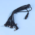 Guitar Effects Pedal Daisy Chain 1 To 2/3/5/6 Ways Guitar Accessories Power Supply Splitter Cable For 9V DC Adapter Plug. 