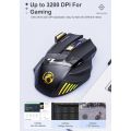 iMICE GW-X7 7-button Silent Rechargeable Gaming Mouse with Colorful RGB Lights. 