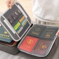 Document Organizer Briefcase A4 Folder Holder Men's Women's Bag Cover Purse Passport Home Safe Functional File Storage Case. 