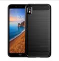 Leweisi Carbon Fiber Bumper Phone Case For Xiaomi Redmi 7A Back Cover Coque Shockproof Protective. 