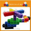 Moulty Linking Math Cubes with Activity Cards Set Number Blocks Counting Toys Snap Linking Cube Math Counters for Kids Learning. 