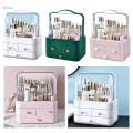 Desk Organizer with Drawer Makeup Storage Organizer Storage Drawers Case Makeup Holder Cosmetic Organiser Case for Desk Dorms Dressing Table. 