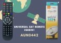 Satellite Receiver Universal Remote Control AUN0442 / RM-3335+. 