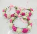 Rose Flowers made from Foam Sheets, Set of 12 Small Rose Flowers, Size  of  one flower - 2 cm. 