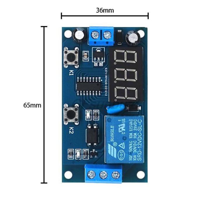 Dc%2012v%20Cycle%20Delay%20Timer%20Switch%20Adjustable%20Relay%20Module%20Board%20Infinite%20Loop%20With%20Led%20Display%20Power%20On%20And%20Off%20Cycle%20-%20Image%202