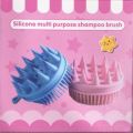Bath and Shampoo Brush, Silicone Body Scrubber for Use in Shower, Exfoliating Body Brush, Premium Silicone Loofah, Head Scrubber, Scalp Massager/Brush, Wet and Dry, Easy to Clean. 