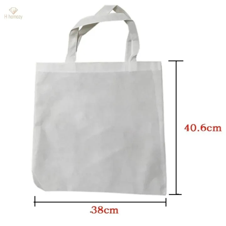 10%20Pieces%20White%20Reusable%20Sublimation%20Blank%20Shopping%20Bag%20Personalised%20Beach%20Tote%20Bag%20for%20DIY%20-%20Image%209