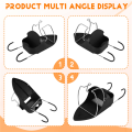 ARELENE Iron Board Hanger Wall Mount Electric Iron Holder Iron and Ironing Board Storage Organizer Shelf with Removable Hooks -2. 