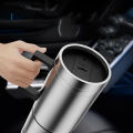 KOKKO Car Hot Water Electric Kettle, 300ml Large Capacity Portable Kettle, Stainless Steel 24V Car Water Boiler For Coffee Tea With Quick Boiling, Heating Cup. 