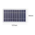 5V High Power USB Solar Panel Camping Cells Battery Solar Charger. 