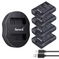 【wenfangdianpu】EN-EL14 EL14a ENEL14 ENEL14a +Charger D3200 D3300 D3500 D5100 D5300. 