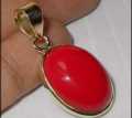 Red coral ( Pendent , Earing , Ring ). 