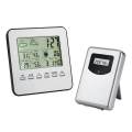 New Weather Station Electronic Weather Forecast Clock with Wireless Transmitter Indoor/Outdoor Temperature and Humidity. 