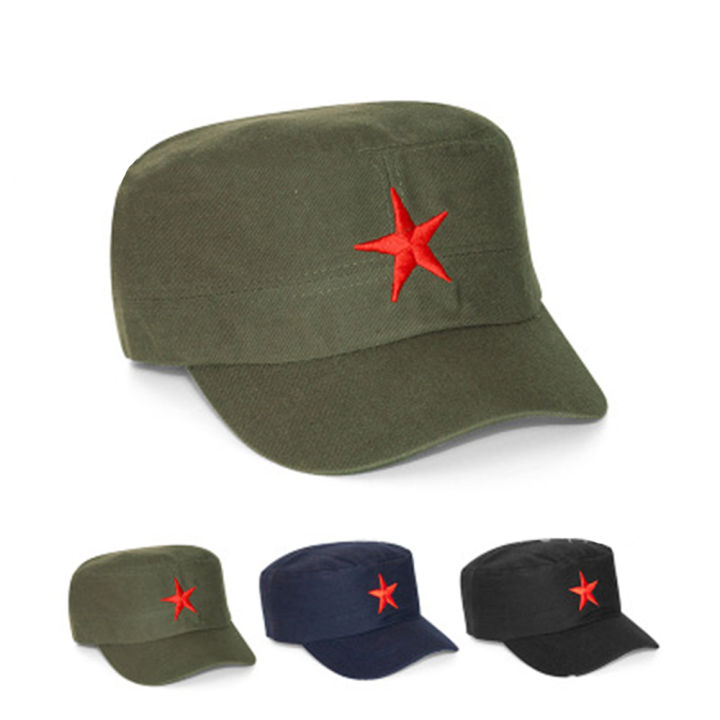 Red%20Star%20Hat%20Army%20Cap%20Cadet%20Hat%C2%A0%C2%A0%20Patrol%20Hat%20Golf%20Driving%20Hat%20-%20Image%208