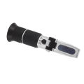 Brix Meter Refractometer, 0-80% Sugar Content Hydrometer Efficient Adjustable Lens for Industry. 