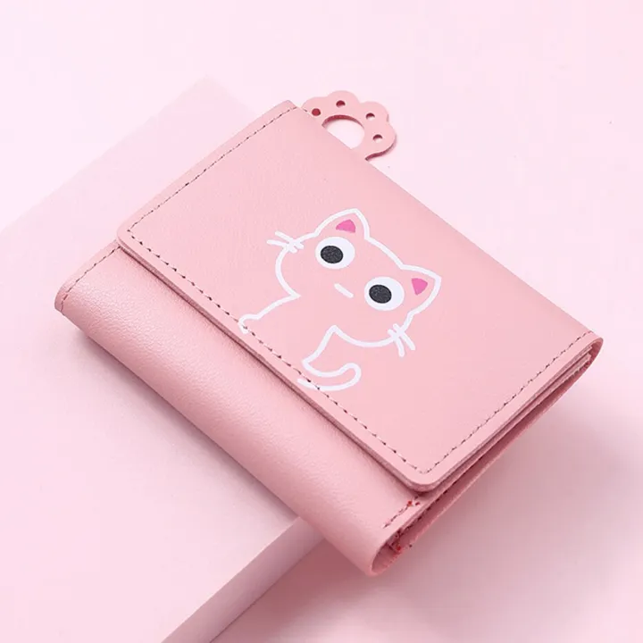 Women's%20Cute%20Cat%20Wallet%20Female%20Small%20Short%20PU%20Leather%20Purse%20Ladies%20Card%20Holder%20Money%20Bag%20Hasp%20Creative%20Fashion%20Wallet%20Girls%20Gift%20-%20Image%204