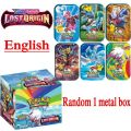 pokemon cards golden Anime 48Cards Pokemon Card Iron Metal Box Lost Origin Shining Cards GX Vmax V Battle Game Collection Card Kids Christmas GiftParty Games Crafts. 