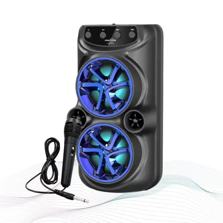 GTS%20Woofer%20Speaker%20RGB%20GTS-1773%20For%20Outdoor%20BT%20Speaker%20with%20Mic%20Portable%20Audio%20Mp3%20Music%20Player%20Karaoke%20Party%20Box%20Wireless%20Speaker%20with%20Wired%20Microphone%20-%20Image%202