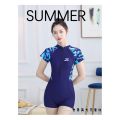 Fashion Slimming Professional One-Piece Summer 2024 Boxer Hot Spring Swimsuit plus Size Swimwear Women's Sports Swimsuit New. 