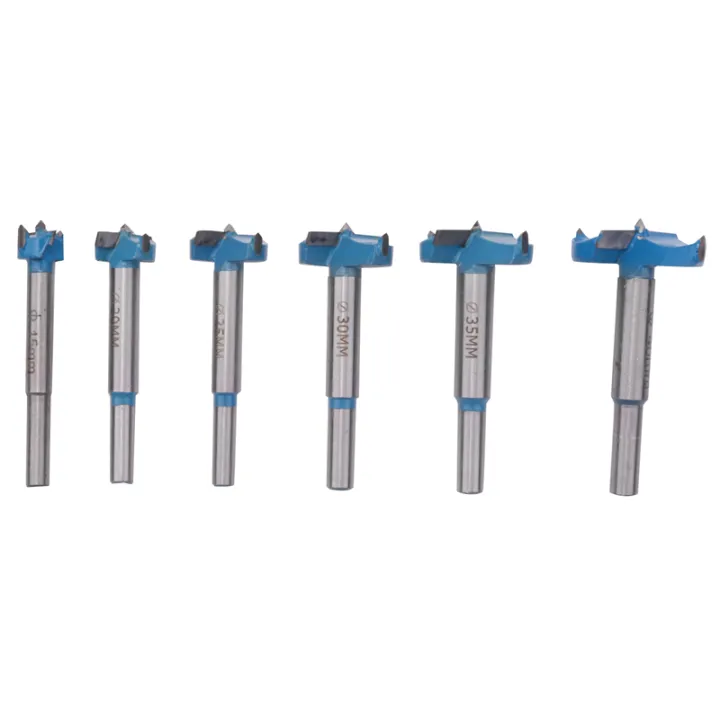 LKPCIGCXM Forstner Drill Bit Set,15-40mm 6 Pcs Carbide Forstner Bits ...