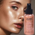 Bronzer Highlighter Liquid Setting Spray Illuminating Face Shimmer Long-lasting Brighten Glow Face Glow Highlighter Makeup Face. 