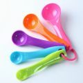 COD 5Pcs/Set Baby Measuring Spoons Colorful Plastic Measure Spoon Useful Sugar Cake Baking Spoon Kitchen Baking Measuring Tools. 