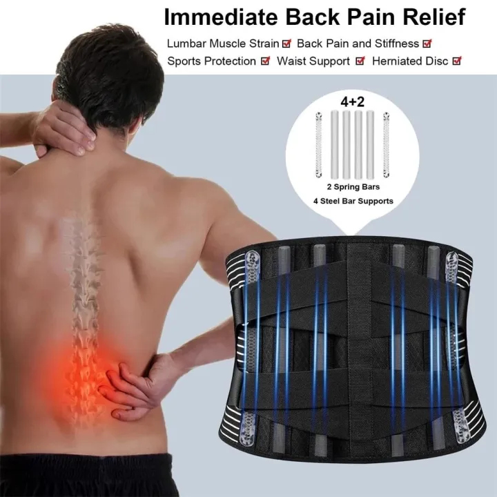 Medical%20Back%20Lumbar%20Support%20Belt%20Waist%20Orthopedic%20Brace%20Posture%20Spine%20Decompression%20Waist%20Trainer%20Pain%20Relief%20Men%20Women%20Corset%20-%20Image%204