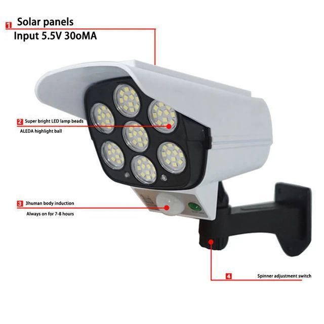 Trending%20Solar%20Light%20-%2077%20SMD%20LED%20Solar%20Powered%20Lamp%20LED%20COB%20-%20CCTV%20Camera%20Model%20-%20Security%20-%20Solar%20Light%20Outdoor%20Street%20Spotlight%20-%20Garden%20Solar%20Wall%20Lamp%20SMT,%20-%20Image%207