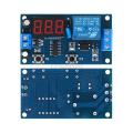 Dc 12v Cycle Delay Timer Switch Adjustable Relay Module Board Infinite Loop With Led Display Power On And Off Cycle. 