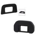 OYPFXMI Black Rubber Wrapped Plastic Eyecup Eyepiece DK-20 for Nikon D5100 D5000 D3100 & EB for Canon EOS 60Da 6D 5DII. 