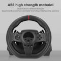 Racing Wheel Game Steering Wheel 270 Degree Prevent Slip with Liner Pedals for Game Console for PC. 