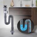 Bathroom Sink Drain Set Universal Drainage Pipe for Kitchen Sink Basin Hotel. 
