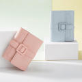 Mini Small Wallet Luxury New Design Solid Color Coin Purse Standard PU Leather Card Holder for Women's Ladies Use Travel. 