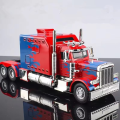 1:24 American Heavy Diecast Models Truck Trailer Head Alloy Collectible Diecast Vehicles with Lights and Sounds. 