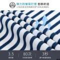 Business Wear Striped Square Collar JD Men's Shirt Non-Ironing Vertical Summer Stretch Shirt High-End Business Short Sleeve plus Size. 