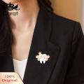 Carat Cute Cartoon Tooth Brooch Quirky Tooth-shaped Pin for Dental Professionals Enthusiasts Perfect Gift Idea Durable Tooth Element Badge. 