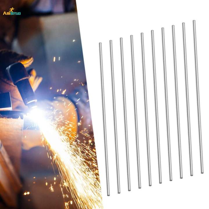 10x Welding Rod Aluminum Brazing Rod Welding Wire for Metal Welding PVC Pipes Iron 2.0mm