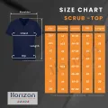 Horizon Medical Scrubs - Doctor Uniforms - Cotton Twill Navy Blue Doctors Scrubs. 