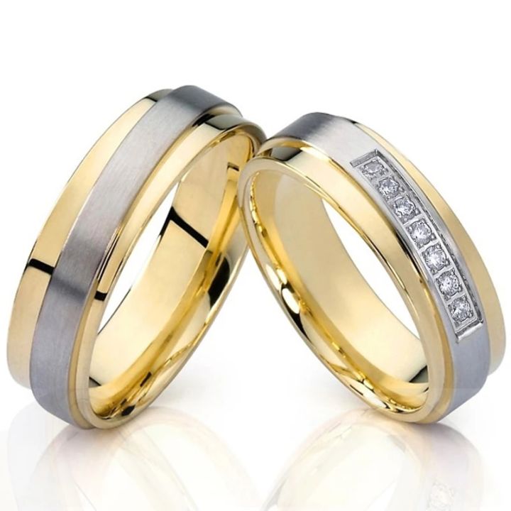 High%20Quality%20Handmade%20Promise%20Wedding%20Rings%20Sets%20for%20Couples%20Western%20Designer%2018k%20Gold%20Plated%20Titanium%20Jewelry%20Finger%20Ring%20-%20Image%202