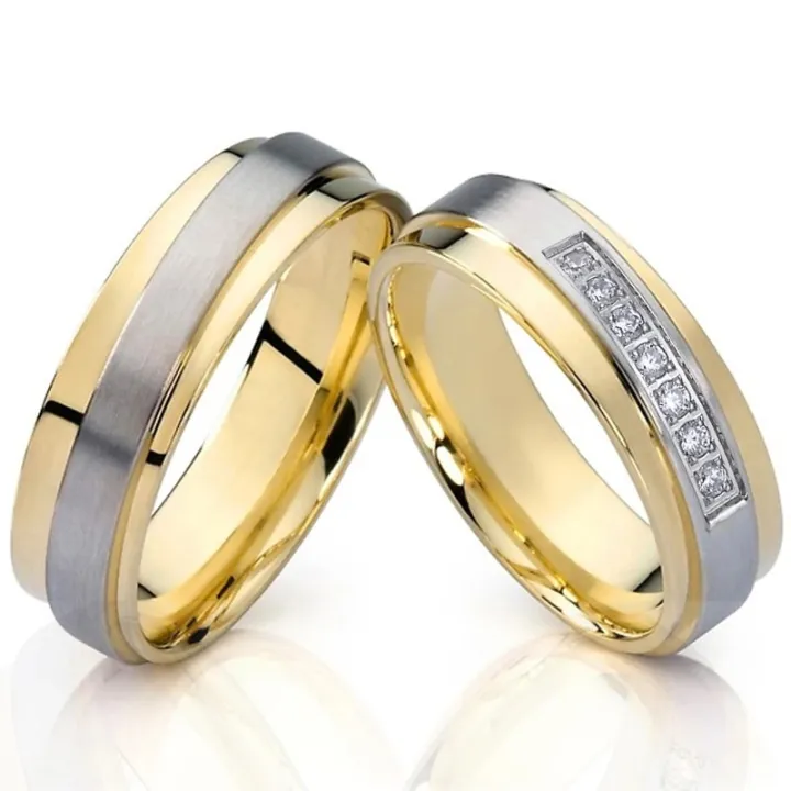 High%20Quality%20Handmade%20Promise%20Wedding%20Rings%20Sets%20for%20Couples%20Western%20Designer%2018k%20Gold%20Plated%20Titanium%20Jewelry%20Finger%20Ring%20-%20Image%202