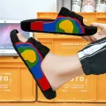 Summer Men Slippers Women Outdoor Beach Shoes Thick Bottom Indoor Bathroom Non-slip Slippers Parent-child Shoes Sandals 2022 New. 