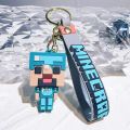 New Creativity My World 3D Sandbox Game Keychain Minecraft Couple Keychain Bag Pendant Cos Action Figure. 