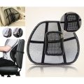 Ventilation Back Rest with Lumbar Support Mesh Cushion Pad, Universal Back Lumbar Support Chairs for Office Chair, Home, Car, Seat to Relieve for Pain. 